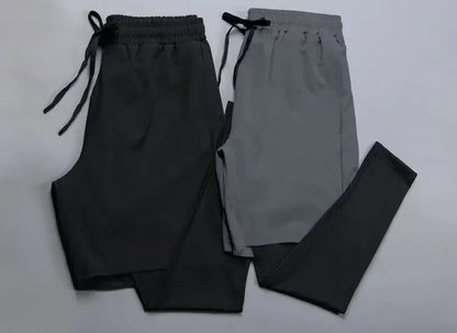 Zweiteilige Illusion Herren-Sporthose, schnell trocknend, elastisch, Basketball-Trainingshose, Sommer, dünn, Fitness, Laufen, Freizeithose.
