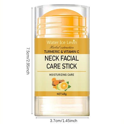Turmeric&Vitamin C Neck Facia  Care Wrinkle Lines Lifting Whitening Tighten Double Chin Anti-age Rejuvenation Skin Care Product.