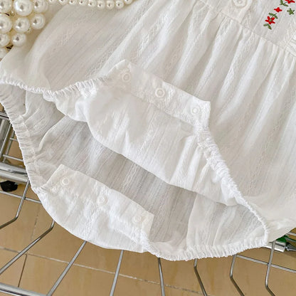 MILANCEL Sommer Baby Kleidung Kleinkind Girs Ein Stück Stickerei Body