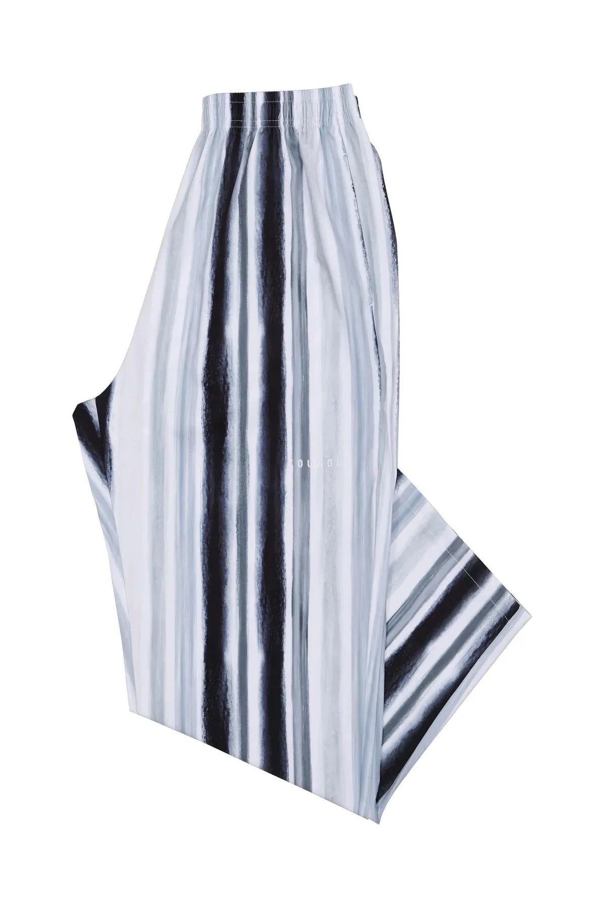 American Retro Thin Pants Men's Summer Breathable Quick Drying Loose Sports Pants Fitness Casual Digital Printed Pants.