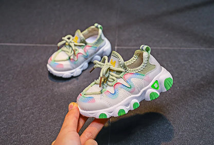 Children's Sports Shoes for Toddlers Boys Girls Little Kids Running Sneakers Air Mesh Breathable Soft Fashion Classic Casual New