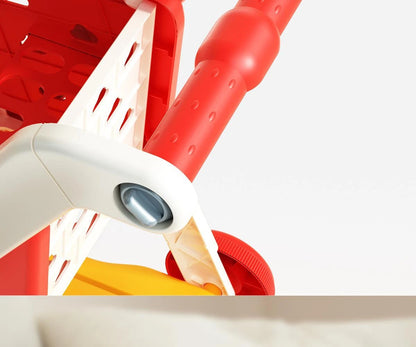 Shopping cart toy baby small trolley children play house fruit cut music kitchen supermarket men and girls Early Education toys