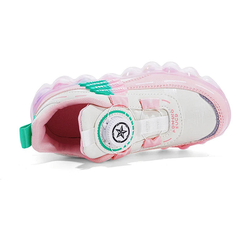 New Anti-skid Leather Kids Sneakers for 5-16Years Girls Casual Walking Footwear Non Slip Children Boys Sport Running Sneaker