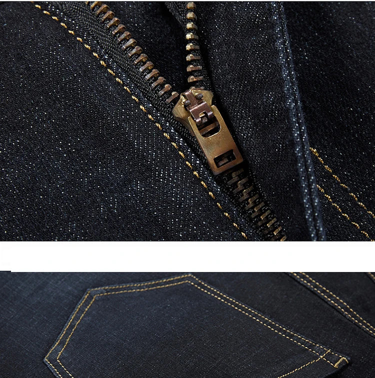 Big size jeans men size 200kg pants elastic waist elastic smart casual loose pants oversize 15XL.