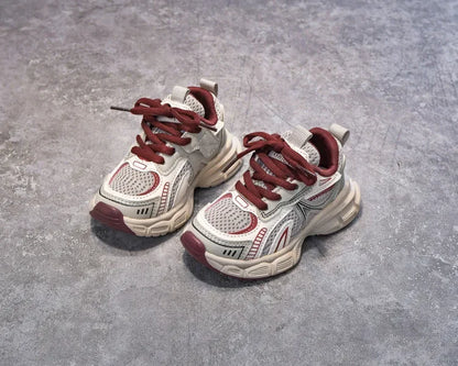 Boys Girls Running Shoes Thick Soft Sole Children Sneakers Mesh Breathable 2025 New Fashion Kids Sports Shoes for Students Trend.