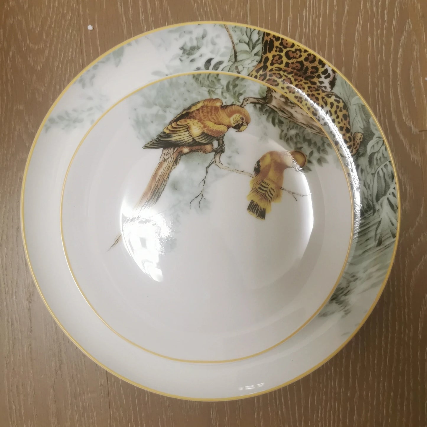 European ceramic western dinner plate, jungle set, steak plate, Coffee cup, afternoon , personalized gift set.