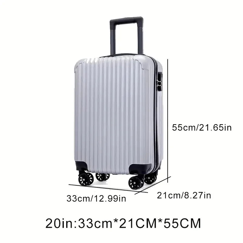 20 Zoll, 24-Zoll-Trolley-Koffer, Schüler-Trolley mit Reißverschluss und großem Fassungsvermögen, Boarding-Koffer, Koffer, Universal-Rollenkoffer.