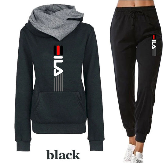 Frühling Und Herbst Frauen Hoodie Trainingsanzug 2-teiliges Set Sweatshirt Set Casual Tops Sport Lange Hosen Weibliche Plus Größe Vetement