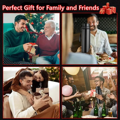 1L Stainless Steel In-vehicle Thermos Water Bottle Keep Cold and Hot Water Bottle Thermos for Water Tea Vacuum Flasks.