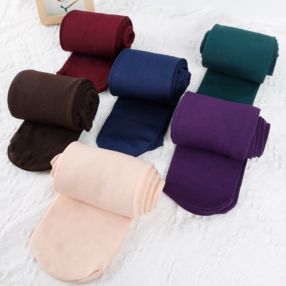 Frauen Winter Verdicken Leggings Warme Hohe Taille Einfarbig Samt für Weibliche Verdickte Samt Strumpfhosen Dehnbare Schwarze Strumpfhosen