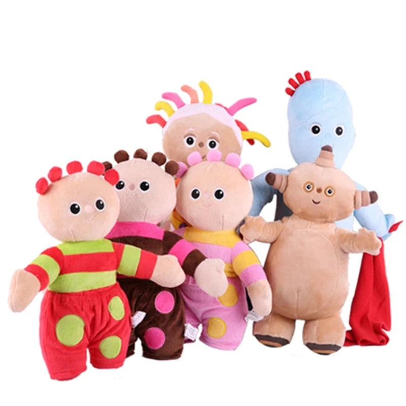 Free ship 30-45cm Children TV Cartoon In the Night Garden Plush Toys Cute Soft Stuffed Dolls For Kid Gift.