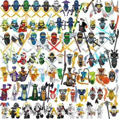 Hot Toys Anime Characters 24 Pieces Ninjago Mini Figure Building Block Toys Mini Doll Doll Figure Blocks Kids Toys Birthday Gift.