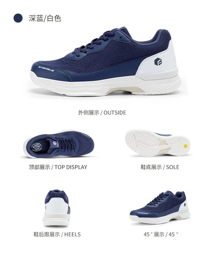 FitVille Professionelle Tennisschuhe für Herren, Soprt-Schuhe, Trainings-Sneaker, rutschfest, schweißabsorbierend, geschwollene Füße, Fußgewölbeunterstützung