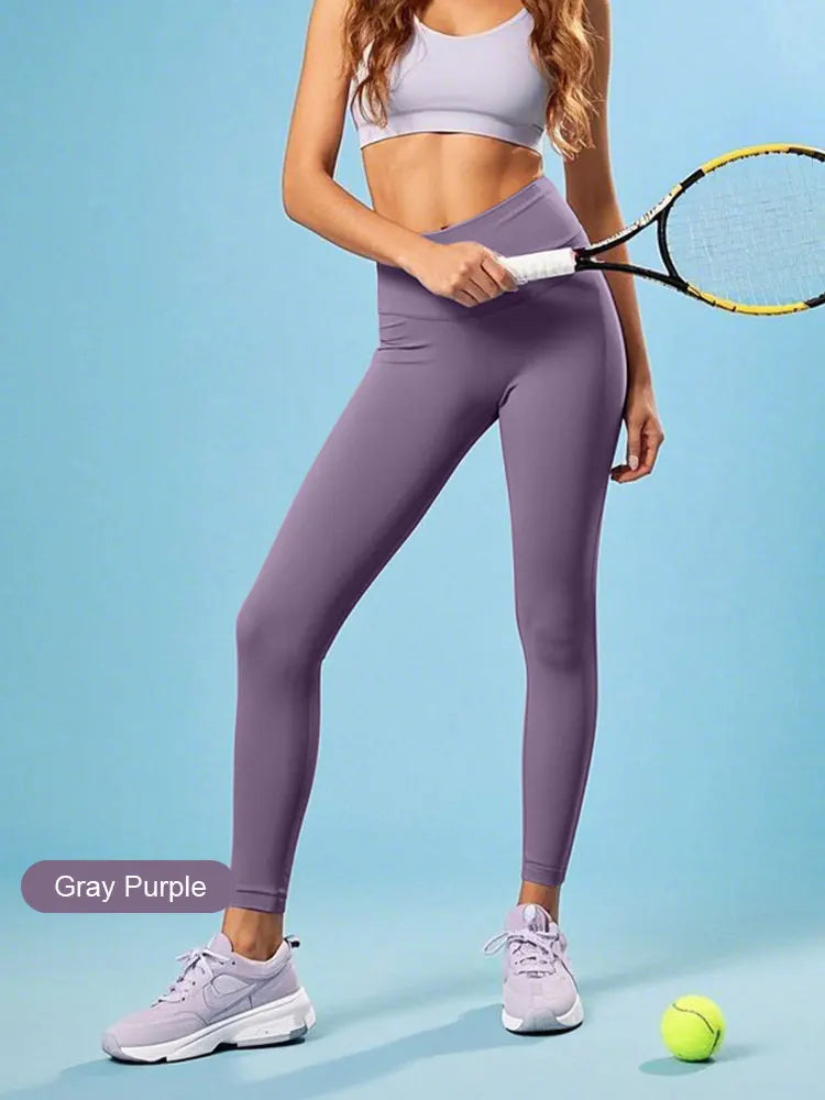 High-Waisted Workout Leggings - 4-Way Stretch, Slim Fit, Butt Lifting & Tummy Control for Gym, Yoga, Running & Daily Wear