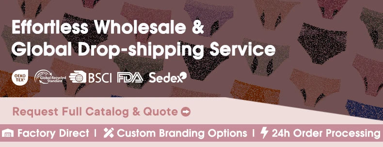 Women Incontinence Underwear Bamboo Fibre High Absorbency Reusable Washable Leakproof Panties for Bladder Leakage.