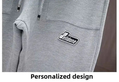 Men's Hoodie Long Sleeve Sportswear Set Casual Print Color Block Two-Piece Spring Autumn Fashionable Sweatshirt And Pants.