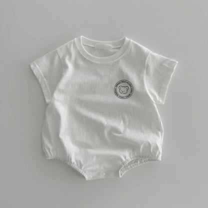 0-2Y Sommer Baby Body Niedlichen Cartoon Gedruckt Einteiliges für Kleinkinder Mädchen und Jungen Baby Kleidung Kleinkind Kurzarm Overall