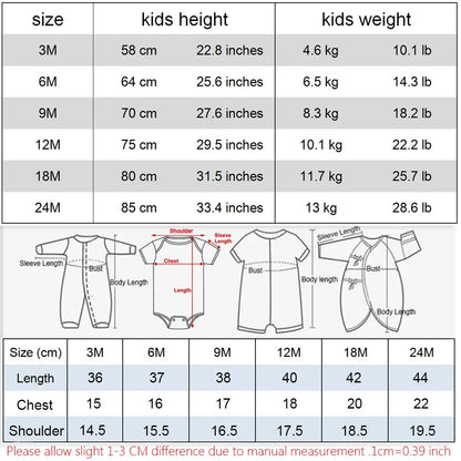 MY Tante Baby Junge Mädchen Bodysuit Overall Freizeitkleidung Outfit Sommer Kurzarm Overall Einteiliger Overall 0-24M.