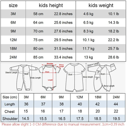 MY Tante Baby Junge Mädchen Bodysuit Overall Freizeitkleidung Outfit Sommer Kurzarm Overall Einteiliger Overall 0-24M.