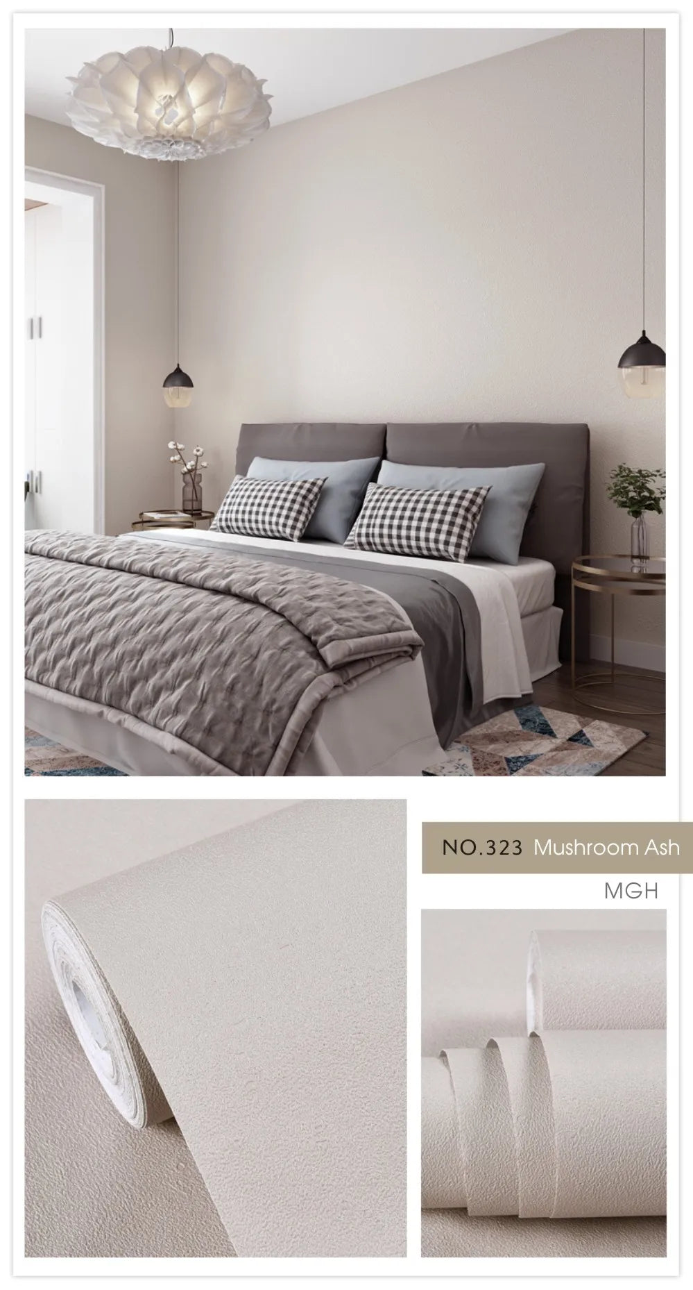 Einfarbige Schlafzimmer Tapete einfarbig PVC wasserdicht selbst klebend Vinyl Kontakt papier Kleider schrank dekorative Wanda uf kleber