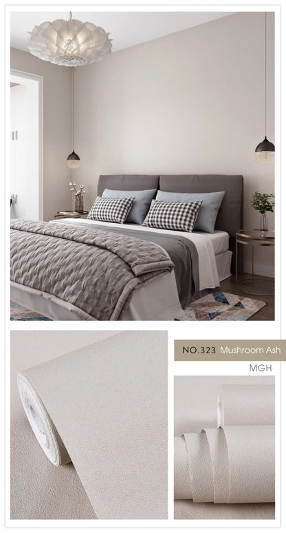 Einfarbige Schlafzimmer Tapete einfarbig PVC wasserdicht selbst klebend Vinyl Kontakt papier Kleider schrank dekorative Wanda uf kleber