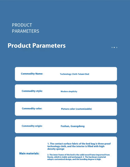 Nordic Smart Modulares Doppelbett Master Storage Luxus Designer Doppelbett Multifunktionale Leder Camas Ehe Möbel