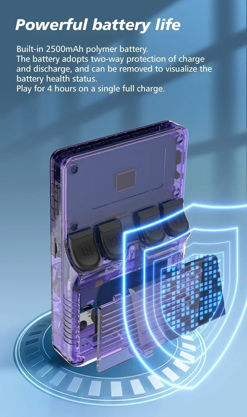 R36S /R36H Retro Handheld Video Game Console Linux System 3.5 Inch IPS Screen Portable Pocket Video Player R35S 64GB 15000 Games.