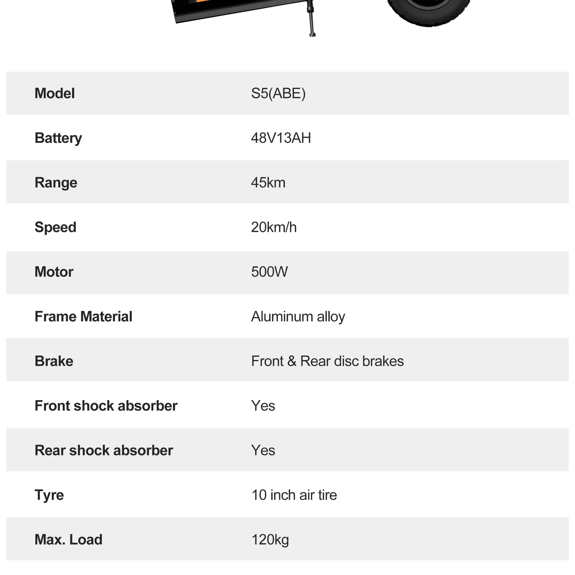 JOYOR S5（ABE）Adult Electric Scooter 500W Motor 48V13AH Battery Foldable E-Scooter 10 Inch Air Tire City commuting Escooter.