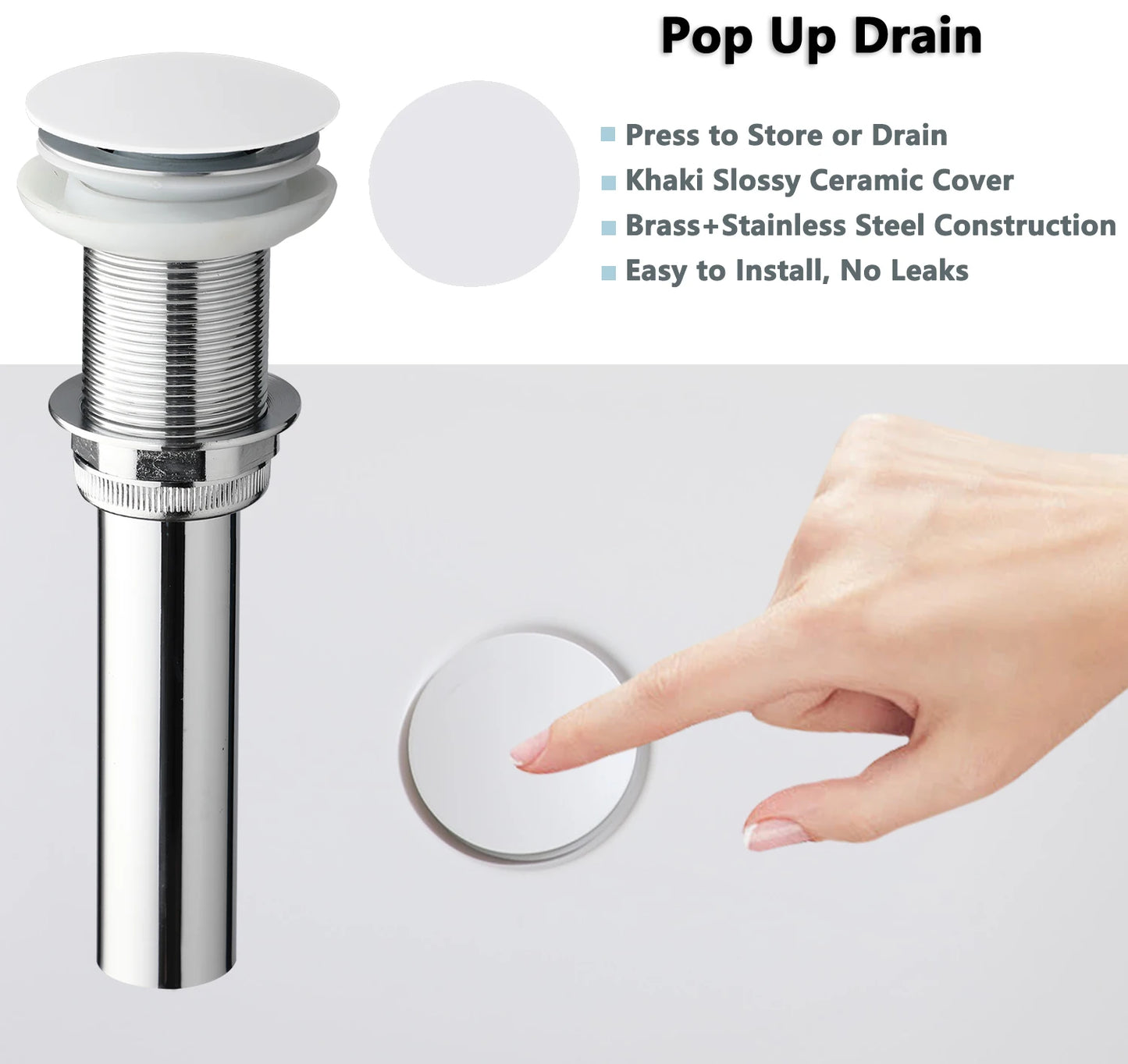 KEMAIDI Waschbecken-Set für Badezimmer, blaues Waschbecken, Deckmontage, Waschtisch-Waschbecken mit einem Griff, Aufsatzwaschbecken-Wasserhahn-Kombination