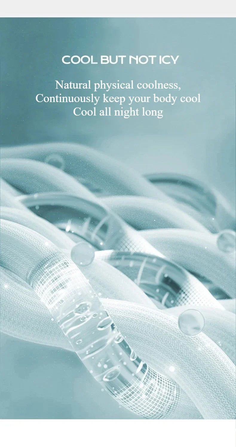 Summer Cooling Quilted Mattress Protector Cover Thickened Breathable Mattress Topper for Single Double Queen King Size Bed.