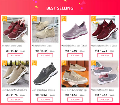 Men's Shoes Casual Sneakers Summer Breathable Mesh Waterproof Outdoor Slip On Flats Affordable Free Shipping Shoes.