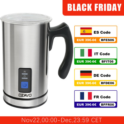 Milk Foamer Electric 500 Watt 240 ml Non-stick Coating For Milk Foam.