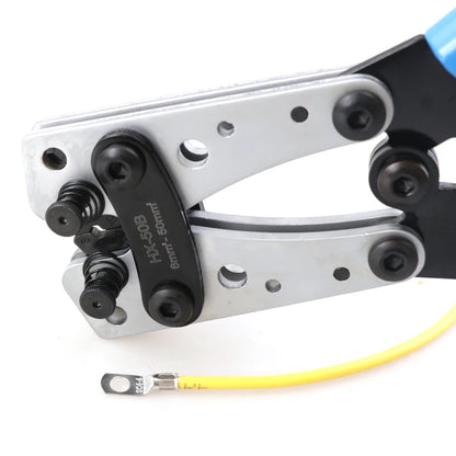 Crimpzange Rohrklemmen Crimper Sechskant-Crimpwerkzeug Multitool Batterie Kabelschuh Kabel Handwerkzeuge HX-50B 6-50 mm2 AWG 10-0