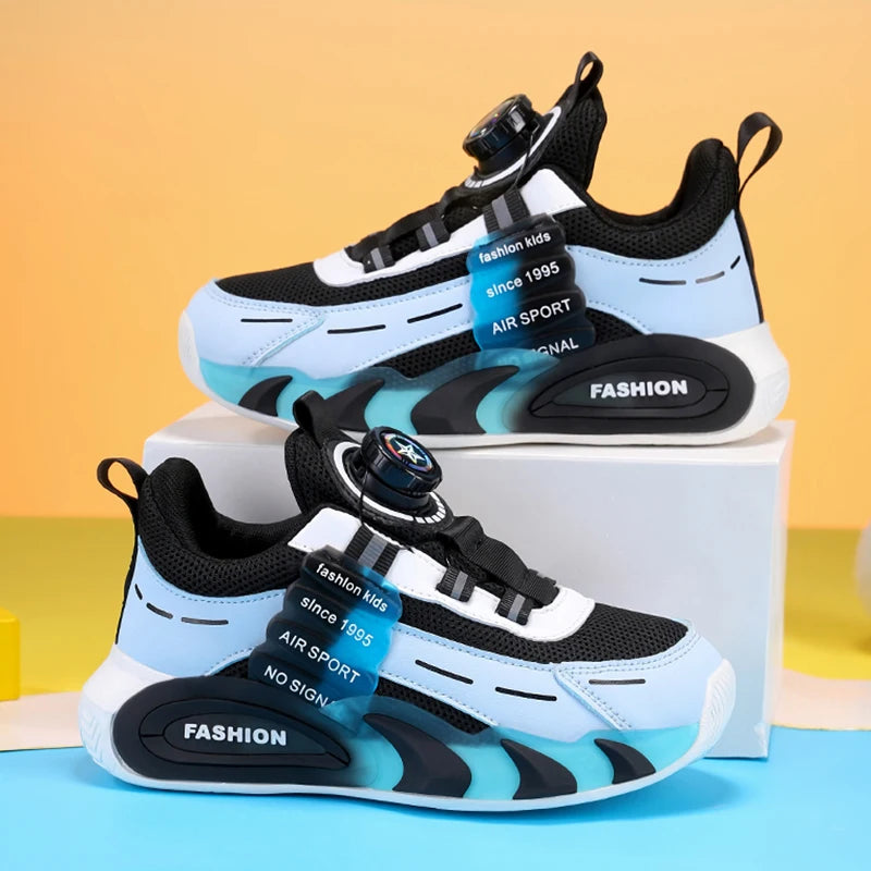 Pink Girl's Fashion Sneakers Anti Slip Comfortable Children Boy's Casual Walking Shoes Outdoor Sport Tennis.