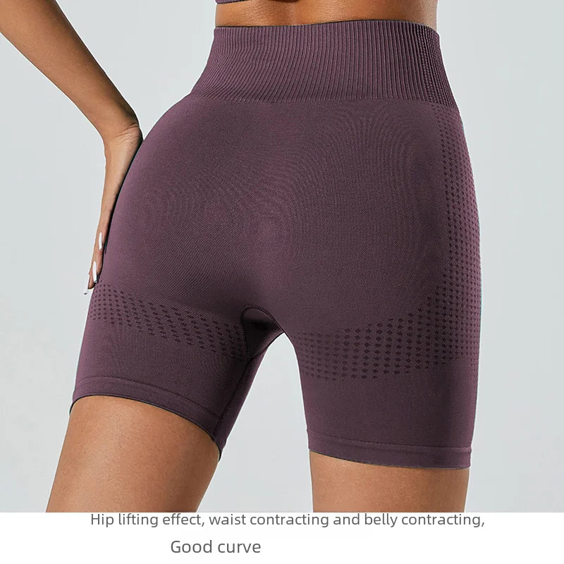 In-stock Women's Yoga Suit Five-piece Set Seamless Fitness Wear For Running Sports Top Leggings From Mainland China.