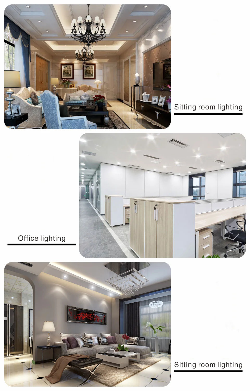 10PCS Corn Bulb Tube AC85-265V E27 E14 Screw 3/6/9/12/15W Easy To Assemble And Disassemble Suitable For Room Lighting.