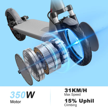JUICEASE AP07 Electric Scooter 35KM Range 8.5Inch Escooter 350W/600W Power 31KM/H APP Scooter Electric Dual Damping Turn Signal.