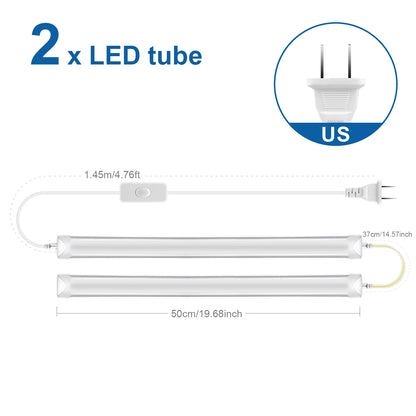 50CM Tube LED T5 15W/ T8 25W LED Bar Light Replace Fluorescent Tube Bulbs Cabinet Kitchen Wall Lamp Lighing -J