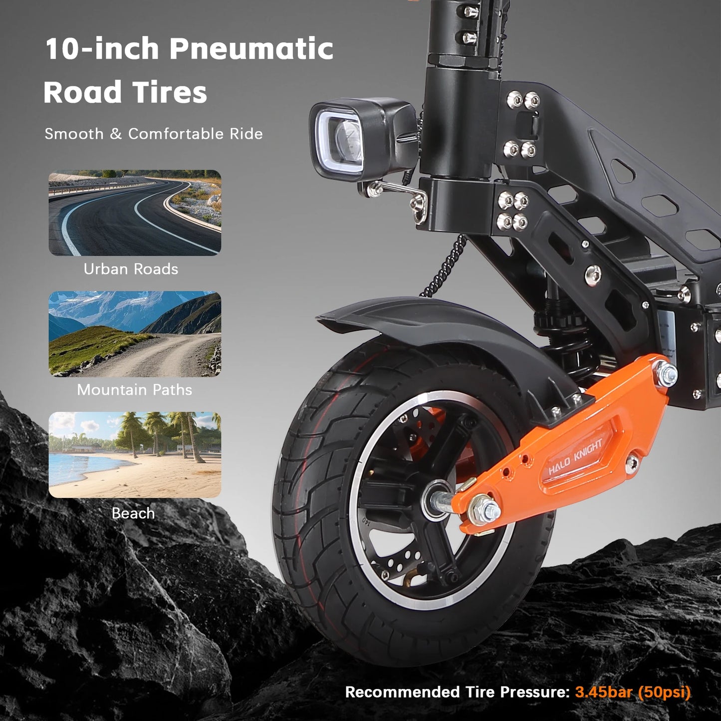 HALO KNIGHT T102 Professional Electric Scooters Free Shipping 52V 1200W 21Ah E Scooter 50KM/H E-Scooter Folding Adults Scooter.