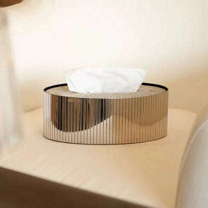 Horsehair Tissue Box Modern Living Room Desktop Tissue Storage Nordic Restaurant Napkin Boxes Home Decoration Accessories.