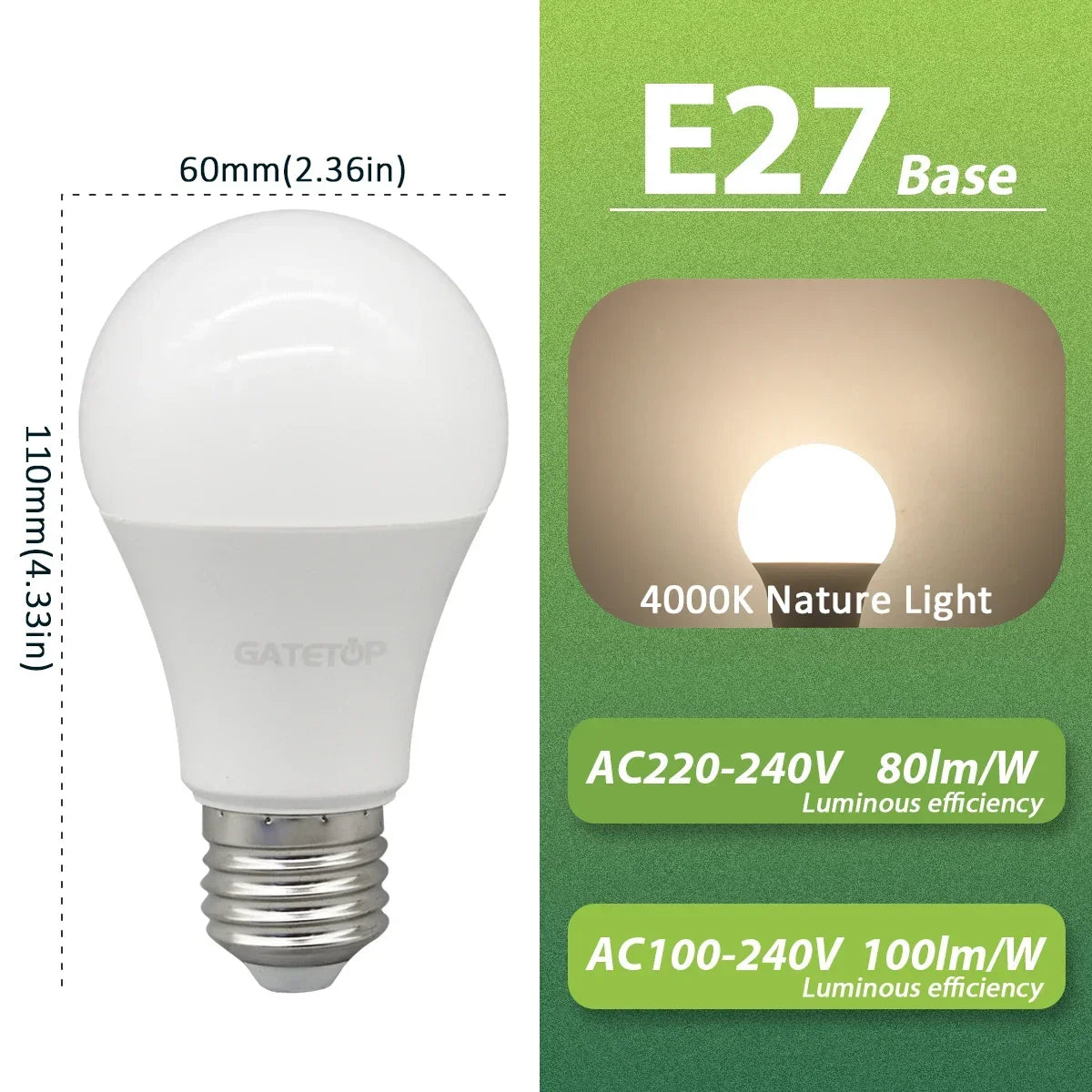 5PCS Bombilla Kein Flimmern Led-lampe Lampe 10W E27 AC 220V 120V Licht Warmweiß Natürliche Beleuchtung 3000K 4000K 6000K für Schlafzimmer.