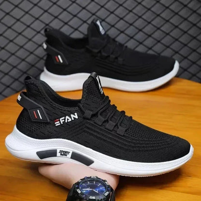 Spring White Casual Shoes Breathable Non-slip Walking Sneakers Men Shoes Outdoor 2024  Comfortable Fashion Lace Up Running Shoes.