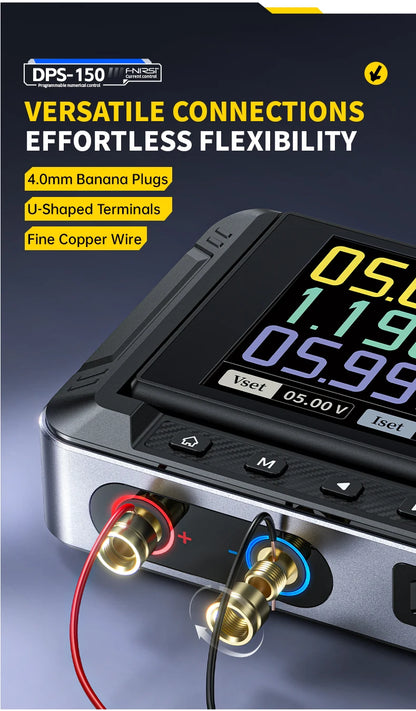 FNIRSI DPS-150 Laboratory DC Power Supply CNC Adjustable 30V 5A Digit Display Mini Portable Regulator Switching Power Supply