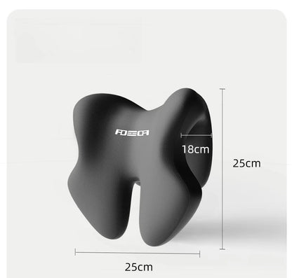 Memory Foam Office Chair Head Support Pillow for Computer Chairs Adjustable Headrest Nap Pillow for Sleeping & Working Removable.