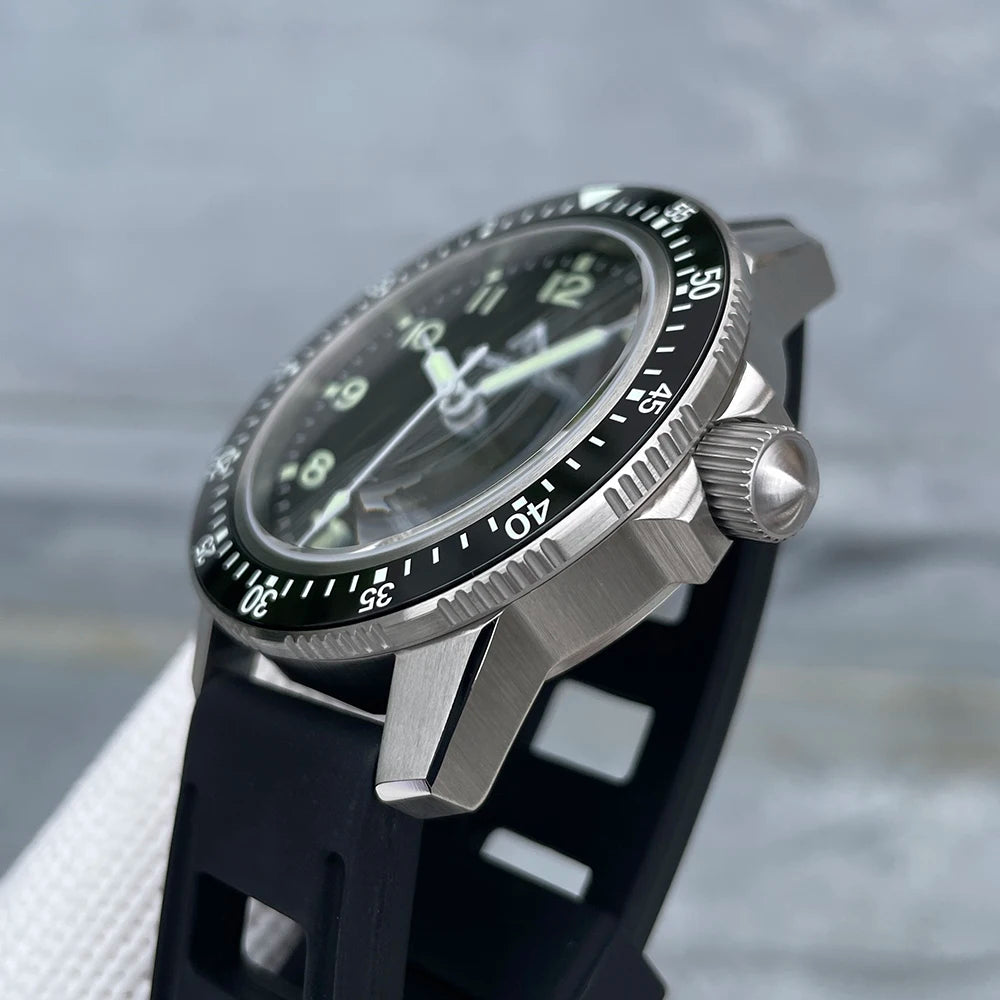 STEELFLIER Official SF787 Dive Luxury Wristwatches Double Calendar NH36 Movement Super Luminous 200M Waterproof Mechanical Watch.