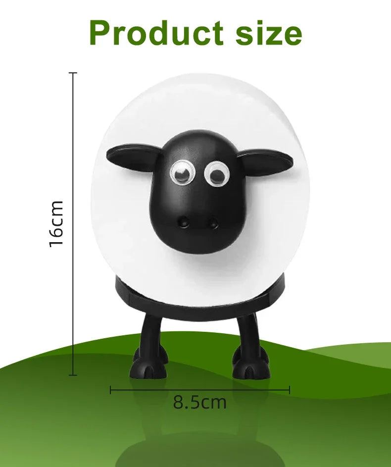 Niedlicher Tier-Toilettenpapierhalter in Tierform, Toilettenpapierrollenhalter, freistehendes Badezimmer-Set für Zuhause, Badezimmer, Ständer