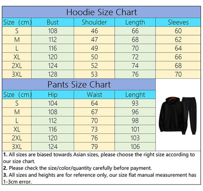 Cross of Christ Mens Hip Hop Tracksuit Set 2025 New 2 Piece Outfit Zipper Hoodie Joggers Urban Streetwear Autumn Winter Fashion.