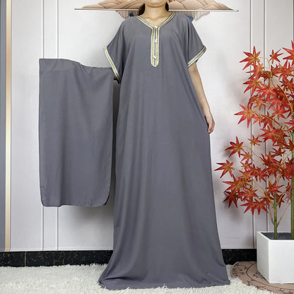 Neue Sommer-Kaftan-Abaya 2023, afrikanische Kleider für Frauen, traditionelle Kleidung, Islam-Gebetskleidung, Türkei, muslimische lose Robe, Ramadan