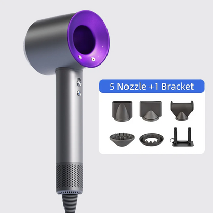 Bladeless high-speed hair dryer, negative ions, high power, silent and quick drying, portable, suitable for home and travel