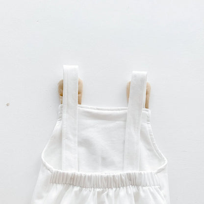 2023 neue Im Sommer Infant Neugeborene Baby Mädchen Jungen Cartoon Bär Druck Outfits Kinder Baumwolle Overalls Geschenk Hut Bodys